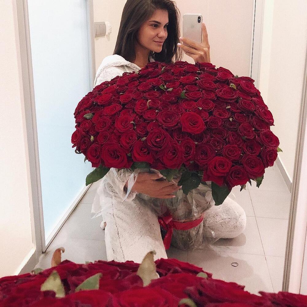 Букет 101 Красная